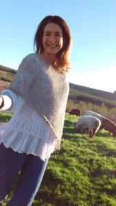 Nicole modelling Poncho