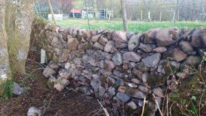 stone dyke hen run repaired