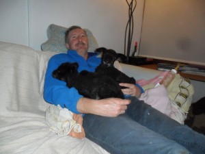 Adrian with Lisa and Larry