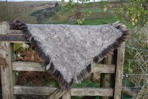 cruelty free sheepskin rug