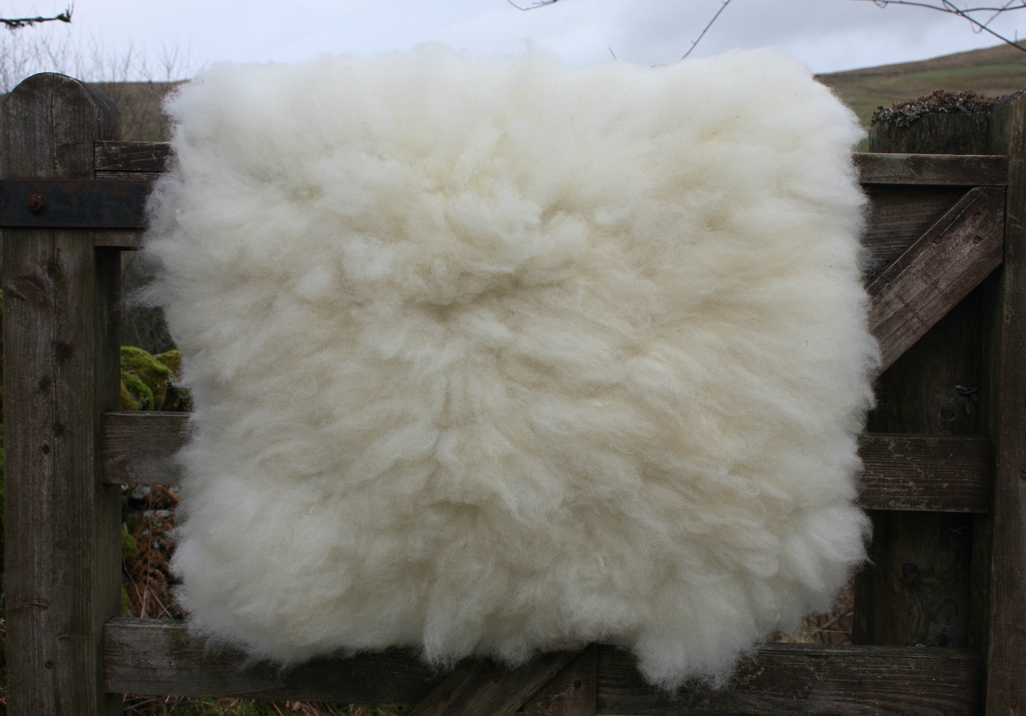 felted fleece rug Mandy