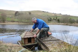 duck house getting ready for launch