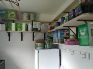 pantry shelves complete