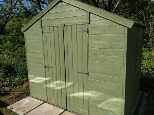shed built