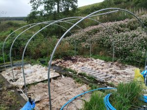 polytunnel frame up