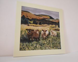 mounted print - rustic picture- Yin Yarr & Yogi