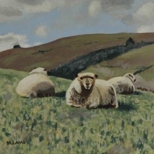 original acrylic painting - rustic pictures - Yogi & friends