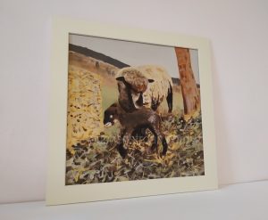 sheep mounted print - Witchy & Yogi lamb