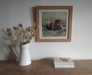 sheep picture - Yoko - farmhouse decor living room