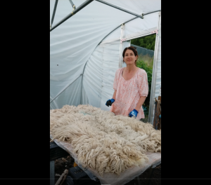 Rural Crafts Workshops - felted fleece rugs