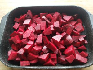 beetroot ready for baking